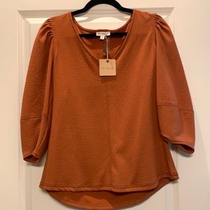 NWT 3/4 length sleeve blouse